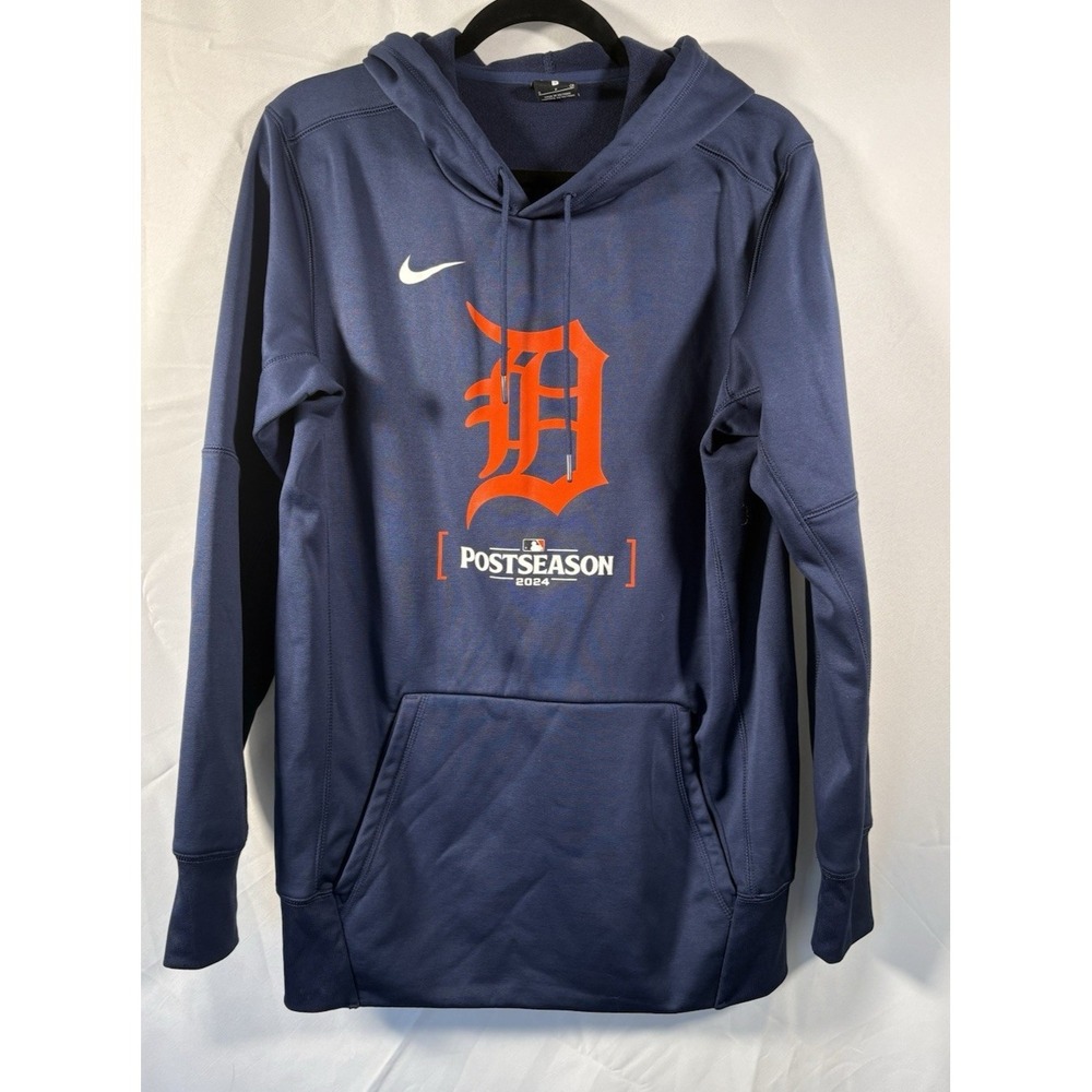 Nike dri-fit hoodie size S detroit tigers pullover post season 2024